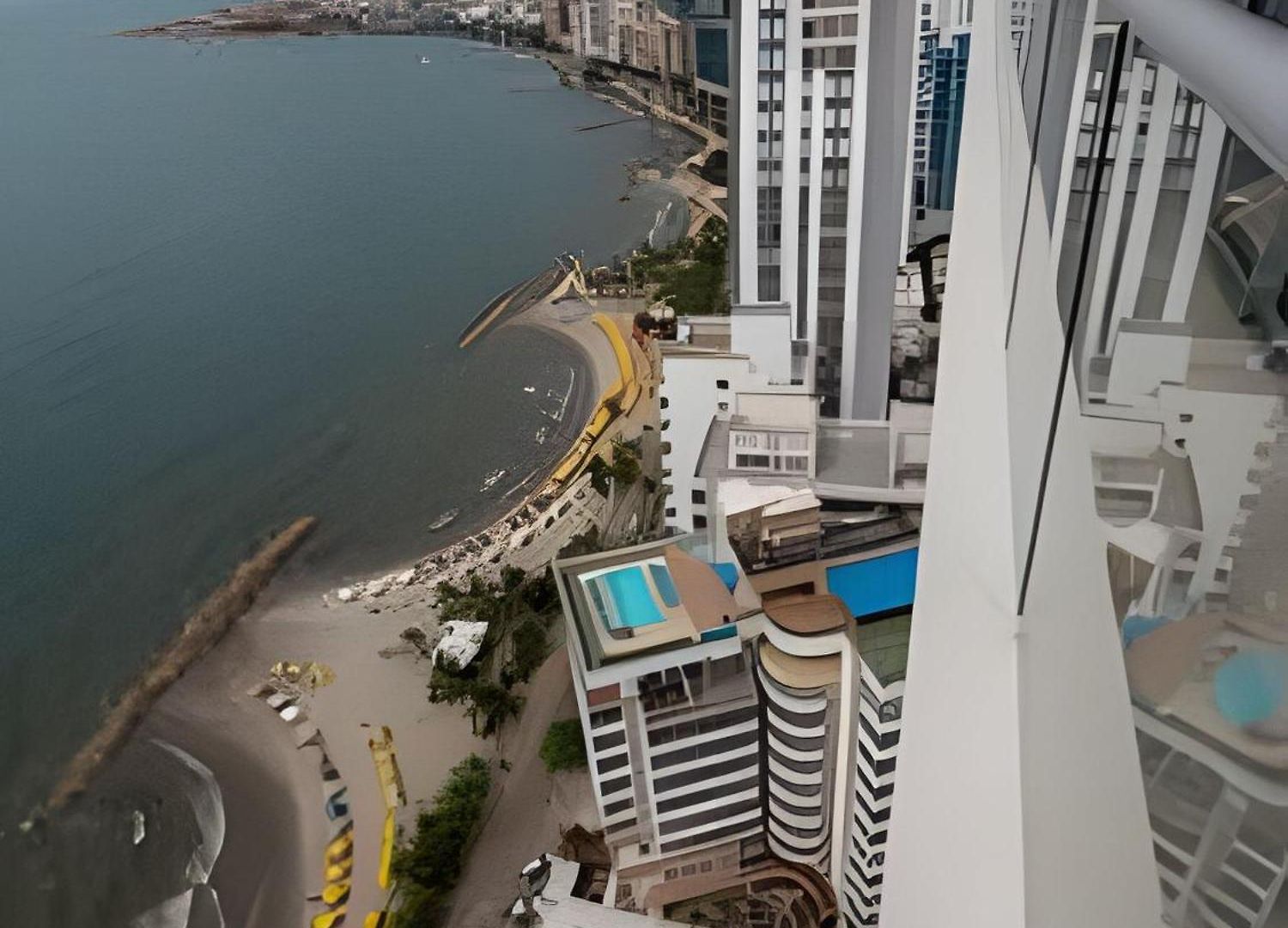Lujoso Apto De 1 En Piso 29 Apartamento Cartagena