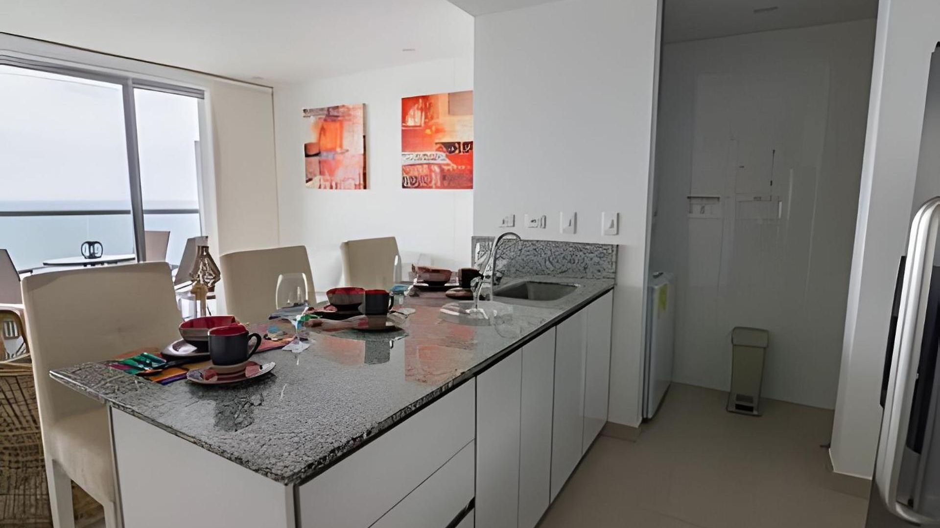 Lujoso Apto De 1 En Piso 29 Apartamento Cartagena