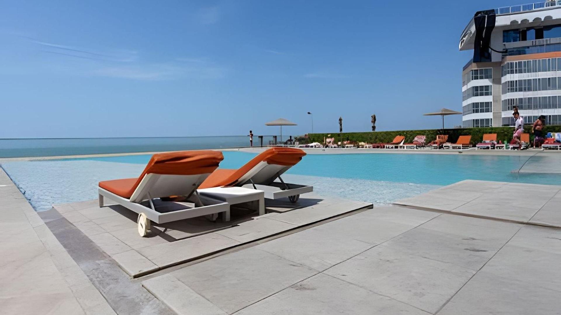 Apartamento Lujoso Apto De 1 En Piso 29 Cartagena