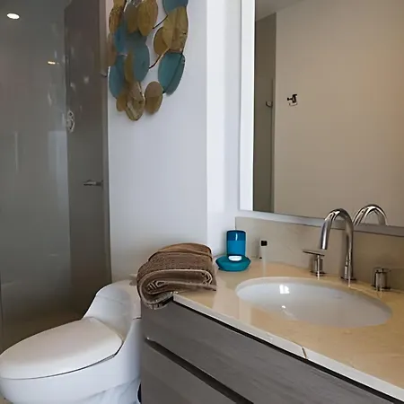 Lujoso Apto De 1 En Piso 29 Apartamento Cartagena